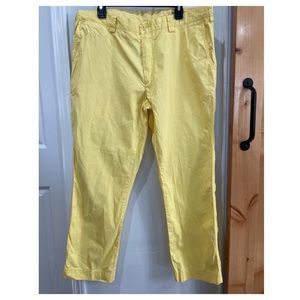 Polo Ralph Lauren mens yellow khakis, 38x30